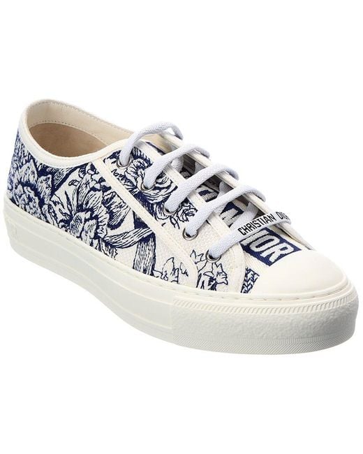 Dior Walk'n' Canvas Sneaker in White Lyst