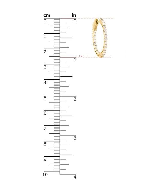 Diana M Metallic Fine Jewelry 14k 1.00 Ct. Tw. Diamond Earrings