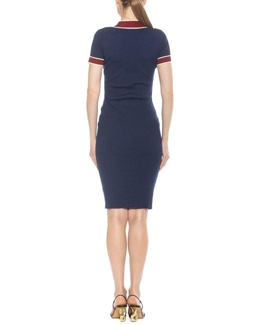 Alexia Admor Blue Otto Shirtdress