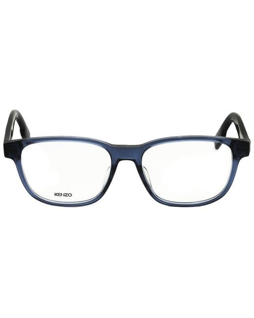 KENZO Blue Square Optical Eyeglasses Frames