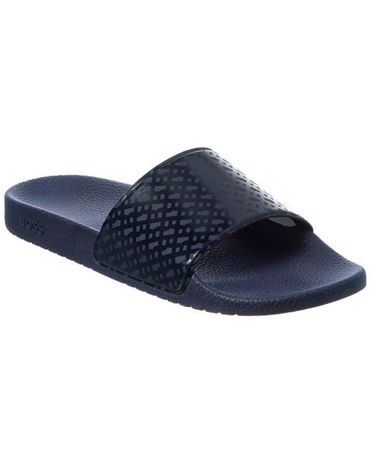 Boss Blue Aryeh Slide for men