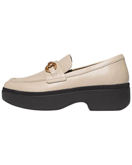 Fitflop White Leather Loafers