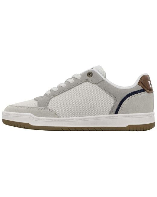 Lee Jeans White Roland Mesh Sneaker for men