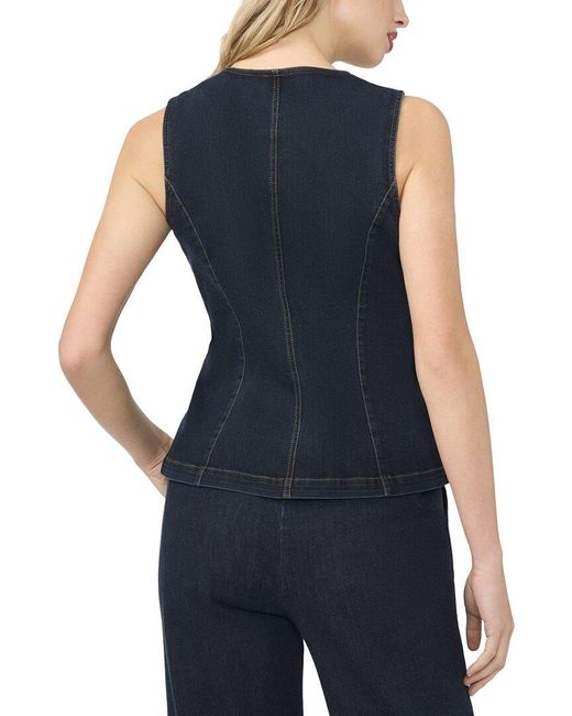 Ted Baker Blue Gia Button-Up Vest