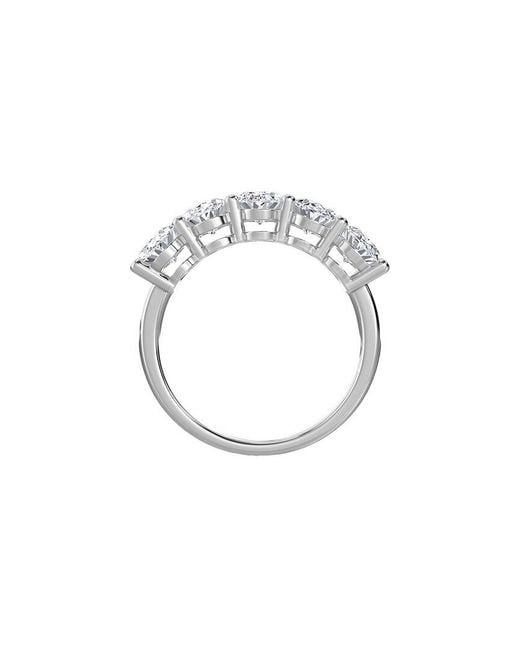 Diana M White Diana M. Fine Jewelry 14k 1.69 Ct. Tw. Lab Grown Diamond Half-eternity Ring