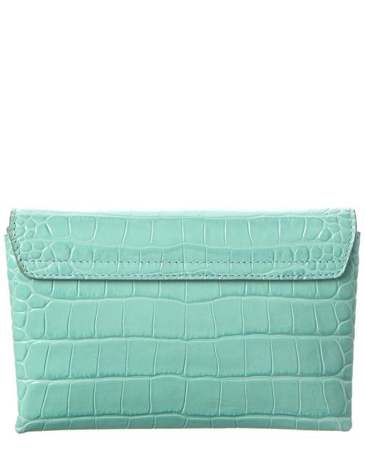 Tom Ford Blue Mini Leather Shoulder Bag
