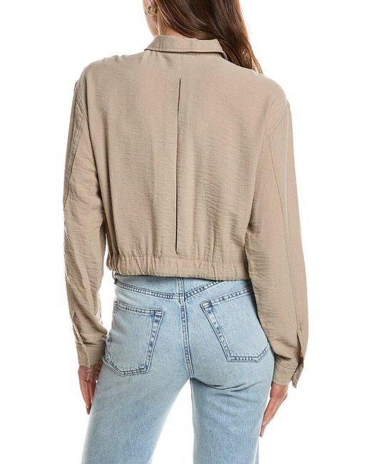 Splendid Blue Breck Crepe Jacket