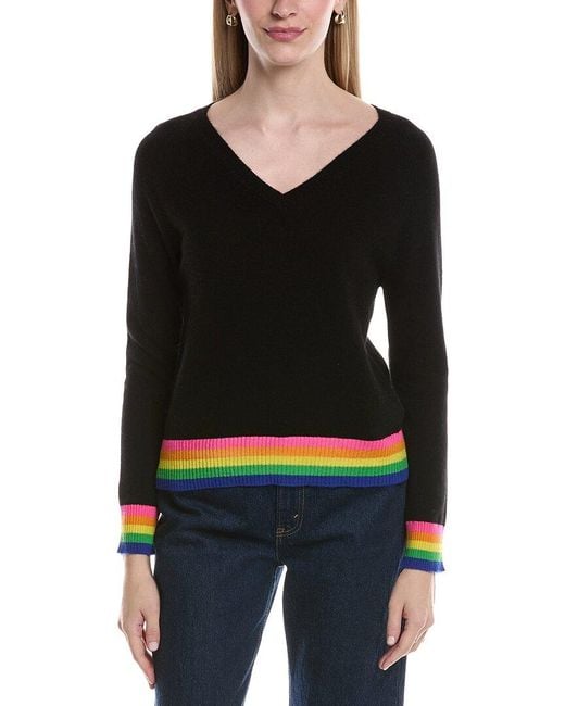 Maison Heritage Black Zora Cashmere Sweater