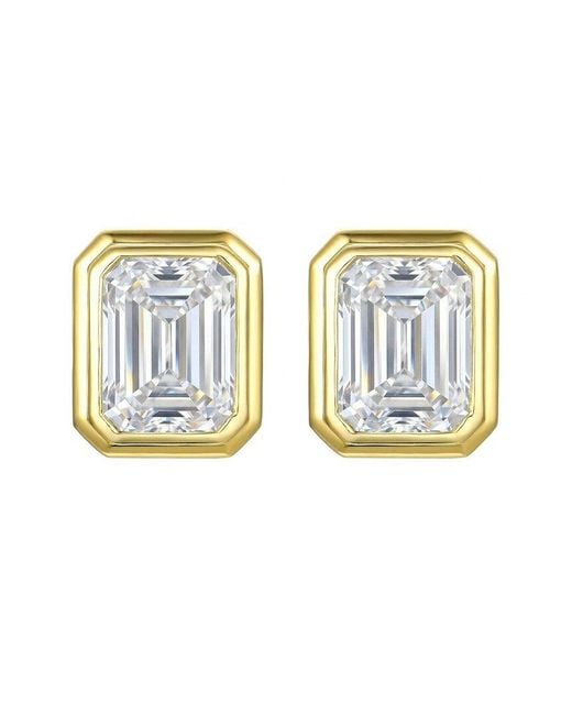Kai Fine Jewelry Blue 14K 3.00 Ct. Tw. Lab-Grown Diamond Stud Earrings