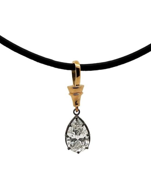 Prince Diamond & Jewelry White 14K 3.58 Ct. Tw. Lab-Grown Diamond Pear Pendant