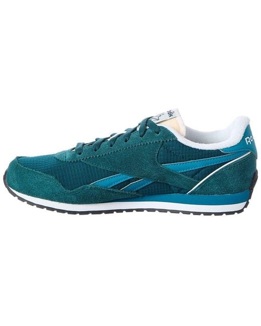 Reebok Blue Classic Az Mesh & Suede Sneaker
