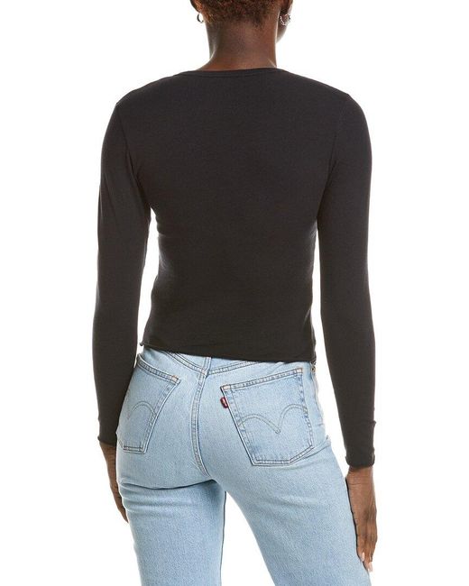 James Perse Black Cardigan