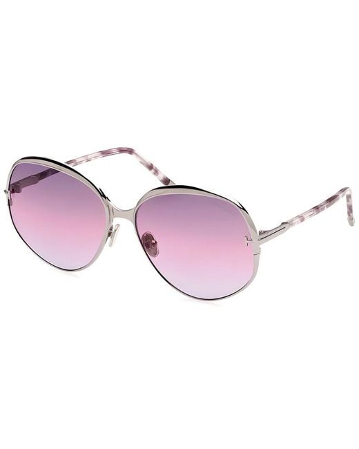 Tom Ford Pink 60Mm Sunglasses