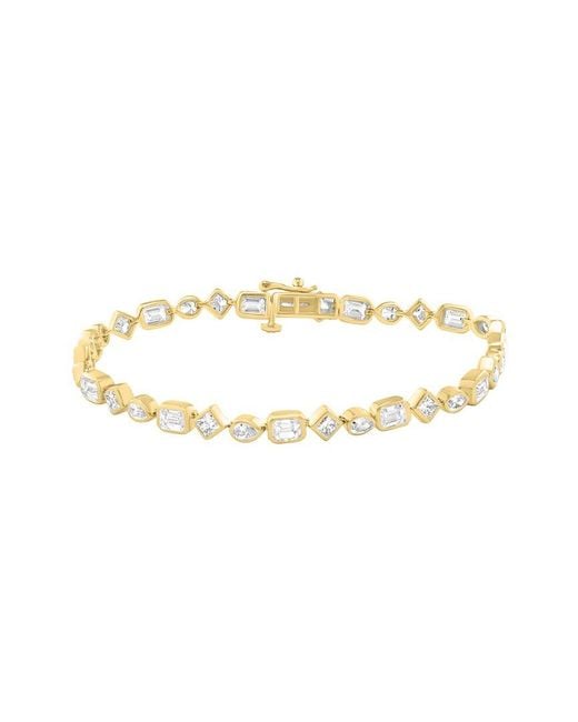 Effy Fine Jewelry Metallic 14K 5.05 Ct. Tw. Lab-Grown Diamond Bracelet