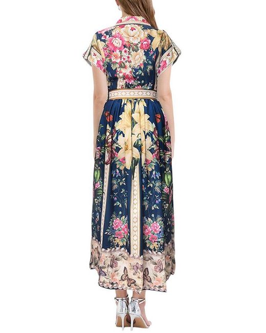 Kaimilan Blue Midi Dress