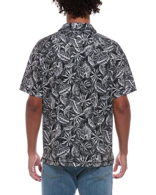 Tommy Bahama Gray Tropical Score Polo Shirt for men