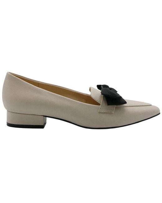 Adrienne Vittadini White Pauletta Loafer