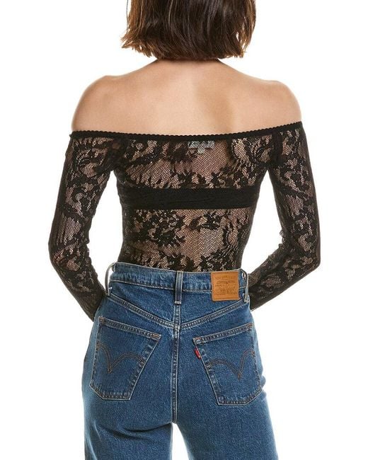 L'Agence Blue Peonie Bodysuit