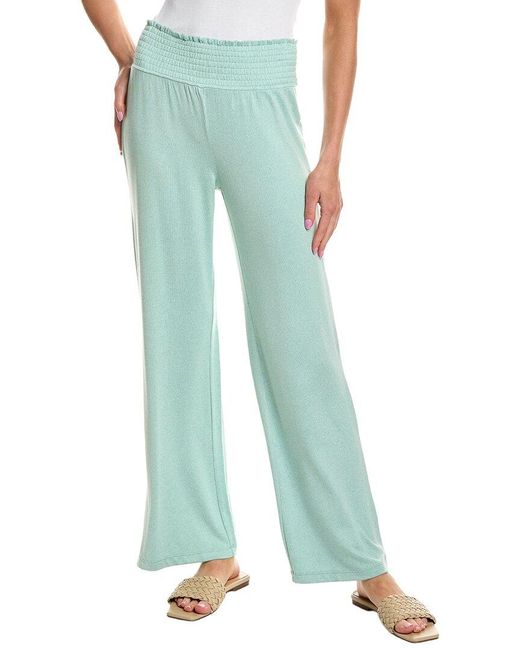 Z Supply Green Dawn Smocked Pant
