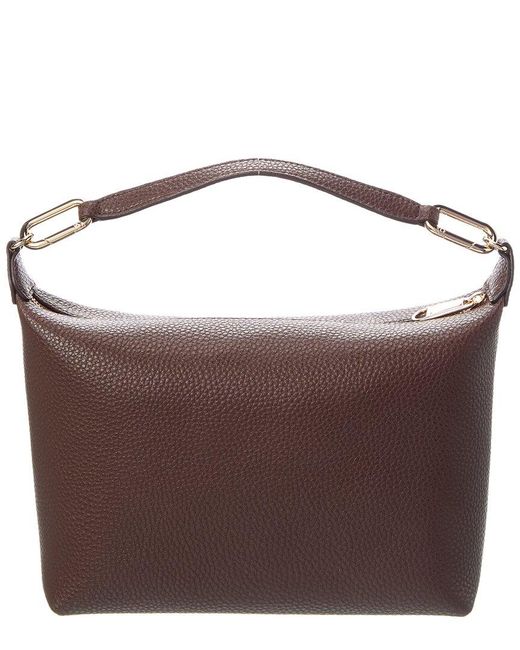 Furla Teia Leather Crossbody in Brown | Lyst