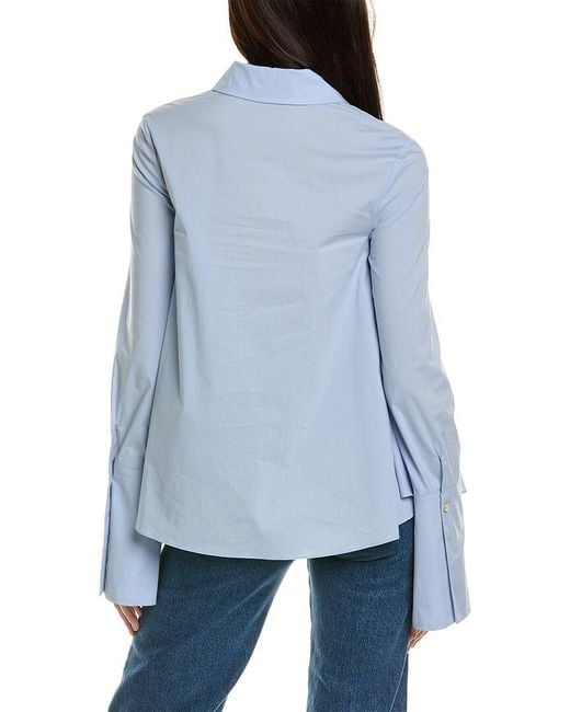 Caroline Constas Blue Verena Top