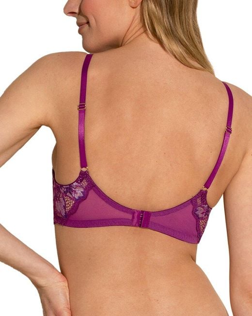 Cosabella Purple Paradiso Underwire Demi Bra