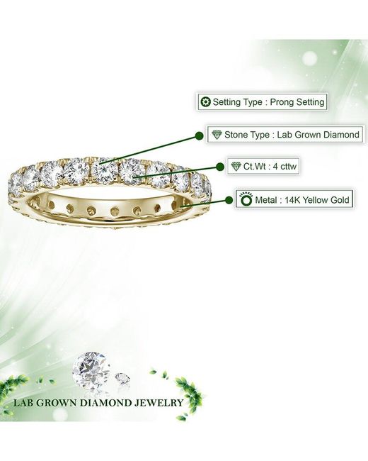 Amairah White 14K 4.00 Ct. Tw. Lab-Grown Diamond Ring