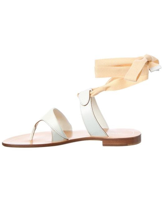 Sarah Flint White Grear Leather Sandal
