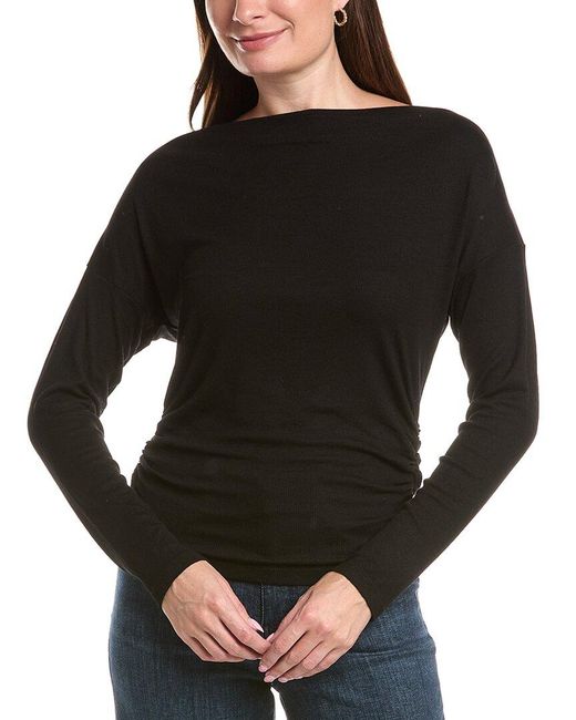 Michael Stars Black Deanna Off Shoulder Top