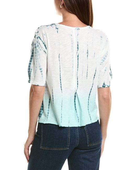 XCVI White Esti Linen T-Shirt