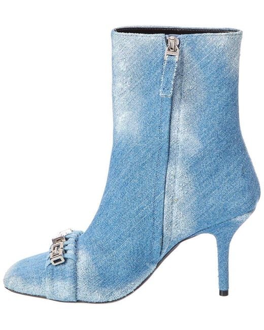 Givenchy Blue G Denim Bootie