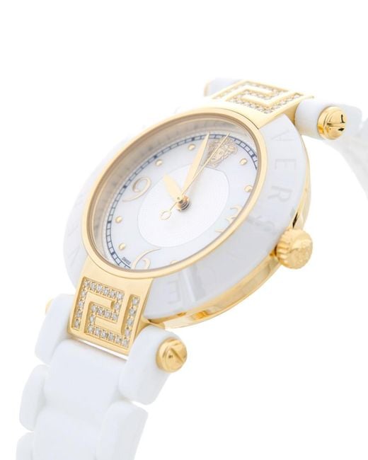 Versace Metallic Dnu Reve Diamond Watch