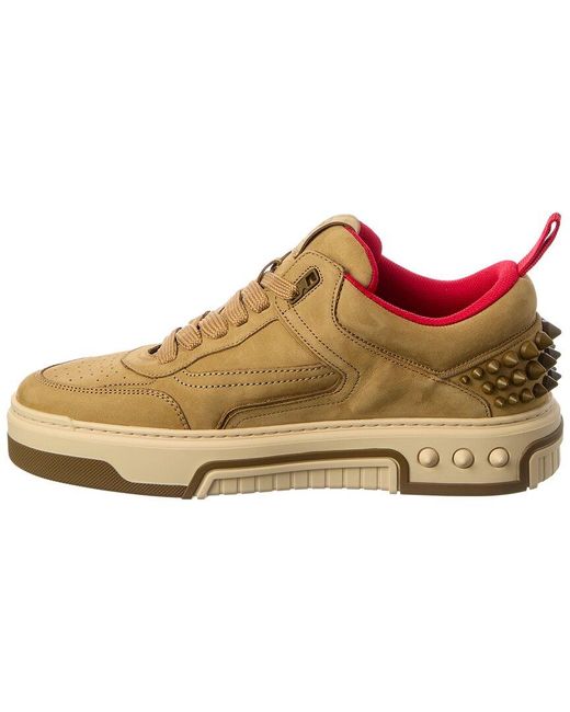 Christian Louboutin Brown Astroloubi Leather Sneaker for men