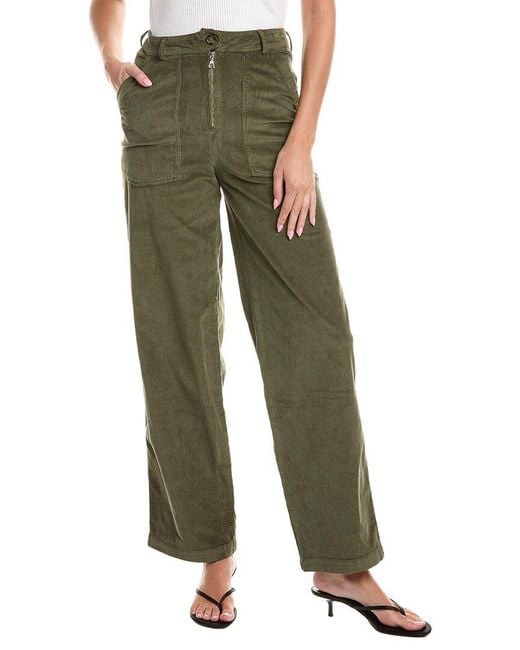 Officine Generale Green Officine Generale Philippa Corduroy Pant