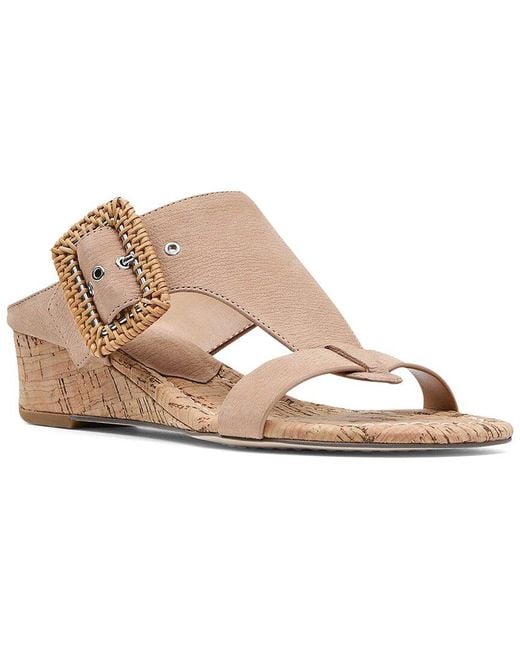 Donald J Pliner Brown Vine Leather Slide
