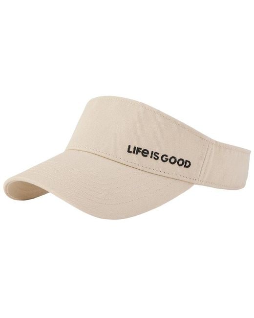 Life Is Good. Natural Visor