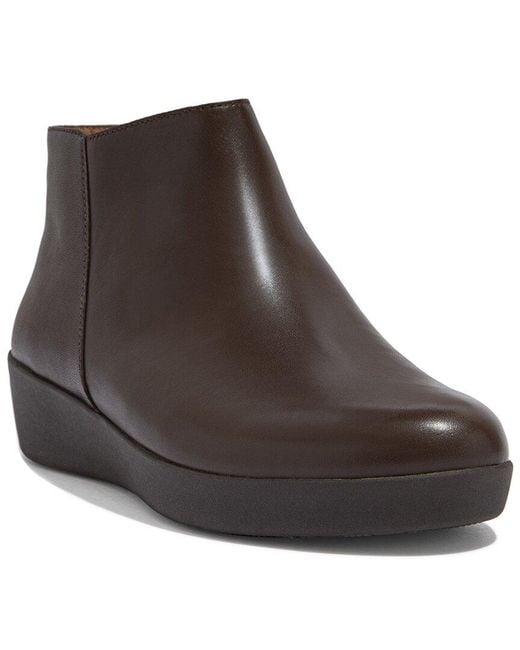 Fitflop Brown Sumi Leather Bootie