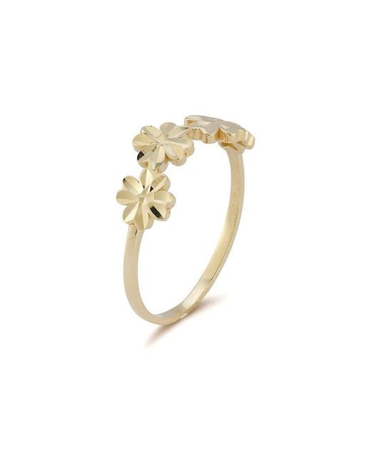 Ember Fine Jewelry White 14k Flower Ring