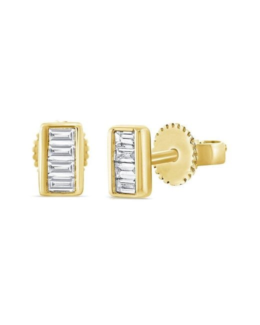 Sabrina Designs Metallic 14K 0.15 Ct. Tw. Diamond Studs