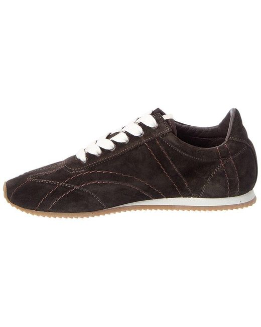 Totême  Brown Suede Sneaker