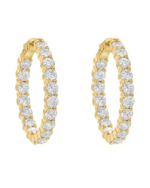 Diana M Metallic Fine Jewelry 18k 7.50 Ct. Tw. Diamond Earrings