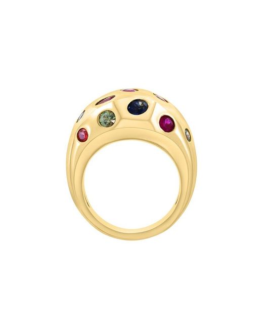 Effy Fine Jewelry Metallic 14K Over 2.35 Ct. Tw. Multi Sapphire Ring