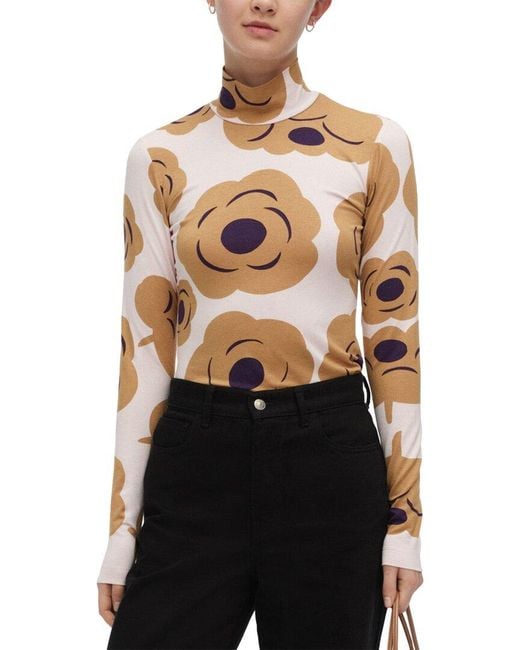 Marimekko Black Armas Tumma Turtleneck Shirt