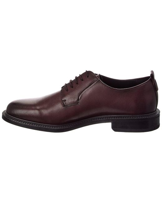 Boss Brown Lysander Leather Derby for men