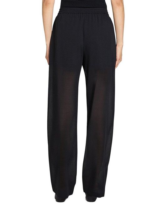 Theory Black Drawcord Pull On Pant