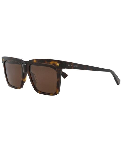 Bottega Veneta Brown Bv1254S 55Mm Sunglasses