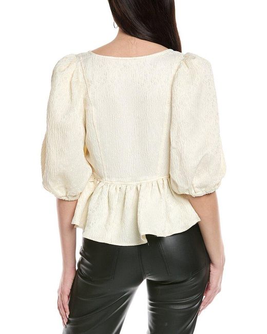 Free People Natural Pamela Bow Top