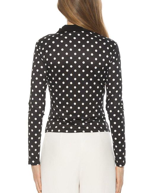 Alexia Admor Black Marlo Top