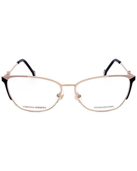 Carolina Herrera Metallic 57Mm Optical Frames