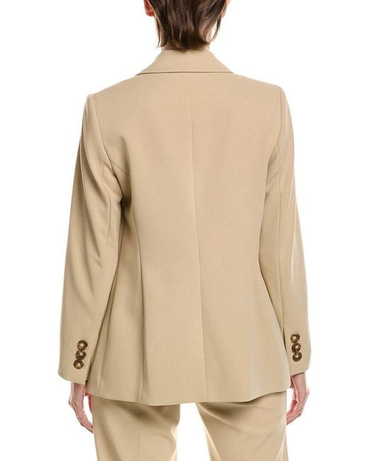 Anne Klein Natural Faux Double Breasted Jacket
